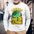 Bambino 5 Compleanno Bambino Ho 5 Anni Dinosauro 5 Anno Ragazzo Maglietta a maniche lunghe Regalos para ancianos
