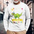 Bambino 6 Anni Compleanno Dinosauro Regalo Di 6 Anni Maglietta a maniche lunghe Regalos para ancianos