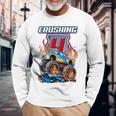 Bambino Monster Trucks Camicia Per Festa Di 4° Compleanno 4 Anni Maglietta a maniche lunghe Regalos para ancianos