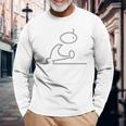 Blablabla Techno Oldschool Rave Maglietta a maniche lunghe Regalos para ancianos