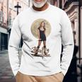 Buffy Theampire Slayer Buffy Foto Con La Luna Maglietta a maniche lunghe Regalos para ancianos