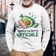 Camicia Da Notte Ufficiale Pigiama Dormire Sonno Avocado Maglietta a maniche lunghe Regalos para ancianos