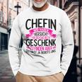 Chefin Wir Habenersucht Für Dich Geschenk Zu Finden Langarmshirts Geschenke für alte Männer