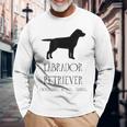 Cute Labrador Retriever Dog Lover Langarmshirts Geschenke für alte Männer