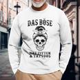 Das Böse Has Titten And Tattoos Langarmshirts Geschenke für alte Männer