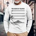 El Sonido Del Silencio Divertido Regalo Musical Camiseta de manga larga Regalos para ancianos