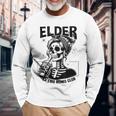 Elder Emo Moms Club Skeleton Long Sleeve T-Shirt Gifts for Old Men