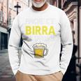 Finche' C'e' Birra C'e' Speranza Presente Per Uomo Maglia A Manica Maglietta a maniche lunghe Regalos para ancianos