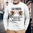 Forrester Scottish Tartan Scotland Family Clan Name Long Sleeve T-Shirt Gifts for Old Men