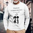 Frischerheiratet Wedding Marriage Honeymoon Marriage Langarmshirts Geschenke für alte Männer