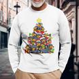 Christmas Cute Dachshund Christmas Tree Dog Langarmshirts Geschenke für alte Männer