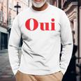 Oui France Paris Langarmshirts Geschenke für alte Männer