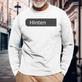 Für Die Person Hinter Mir Bist Du Unglaublich Wunderschönes Herz Liebe Langarmshirts Geschenke für alte Männer