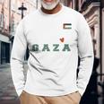 Gaza Stripe Langarmshirts Geschenke für alte Männer