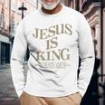 Jesus Is King Jesus John 14 Langarmshirts Geschenke für alte Männer