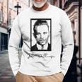 John Dillinger Citazioni Su Azione Maglietta a maniche lunghe Regalos para ancianos