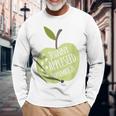 Johnny Appleseed Day September 26 Teachers Pre School Apples Long Sleeve T-Shirt Gifts for Old Men