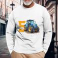 Kinder Endlich 5 Jetzt Fahre Ich Trekker Boys' Birthday Tractor Langarmshirts Geschenke für alte Männer