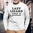 Lazy Lizard School Of Hedonism Acido Retrò Lsd Trip Maglietta a maniche lunghe Regalos para ancianos