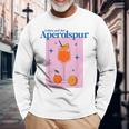 Leben Auf Der Aperolspur Hallöchen Aperölchen Spritz Stars Langarmshirts Geschenke für alte Männer