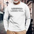 Liebevoll Lieberoll Langarmshirts Geschenke für alte Männer