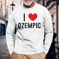 I Love Ozempic I Love Ozempic Langarmshirts Geschenke für alte Männer