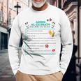 Maglia Sposo Addio Al Celibato Lista Delle Cose Da Fare Maglietta a maniche lunghe Regalos para ancianos
