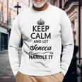 Mantieni La Calma E Lascia Che Seneca Lo Maneggi Regalo Divertente Maglietta a maniche lunghe Regalos para ancianos