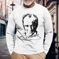 Mustafa Kemal Ataturk Padre Di Turchia Maglietta a maniche lunghe Regalos para ancianos