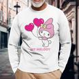 Palloncini A Forma Di Cuore My Melody Maglia A Manica Maglietta a maniche lunghe Regalos para ancianos
