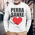 Perra Sanxe Camiseta de manga larga Regalos para ancianos