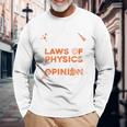 Physics Science Nerd Physics Langarmshirts Geschenke für alte Männer