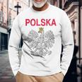 Polska Polish Poland Camiseta de manga larga Regalos para ancianos