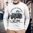 Progress Zt 303 Tractor Legend From Schönebeck Gray Langarmshirts Geschenke für alte Männer