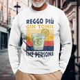Retrointage Reggo Più Gin Tonic Che Persone Maglietta a maniche lunghe Regalos para ancianos