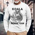 Rettet Den Koalabärintage Animals Outfits Rescue Australia Langarmshirts Geschenke für alte Männer