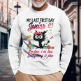 Senior 2025 Graduation My Last First Day Of Class Of 2025 Long Sleeve T-Shirt Gifts for Old Men