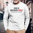 Sono Un Ingegnere Civile Frase Divertente Laurea Ingegneria Maglietta a maniche lunghe Regalos para ancianos