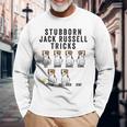 Stubborn Jack Russell Terrier Tricks Cane Maglietta a maniche lunghe Regalos para ancianos