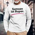 Sumsen Ist Buper Word Game Slogging Langarmshirts Geschenke für alte Männer