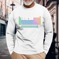 Tavola Periodica Chimica Maglia A Manica Maglietta a maniche lunghe Regalos para ancianos