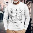 Trendy Centered Esoteric Eye Maglietta a maniche lunghe Regalos para ancianos