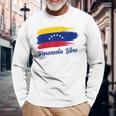 Venezuela Flag Proud Americanenezuelanenezuela Libre Langarmshirts Geschenke für alte Männer