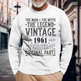 Vintage 1961 S Für Herren Retro 1961 Geburtstag Langarmshirts Geschenke für alte Männer