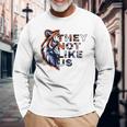 They Not Like Us Tigers Long Sleeve T-Shirt Gifts for Old Men