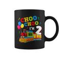 2° Compleanno Treno Ragazzi Ragazze 2 Anni Choo Choo I'm Two Tazze