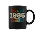 38 Cumpleaños Hombres 38 Años Retro Es Nacidos En 1986 Taza de café