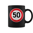 50 Cartello Stradale Divertente Regalo 50° Compleanno Tazze