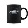 992 Gt3 Rs Silueta Clásico Coche Retrointage 911 Gt3 Rs Taza de café