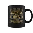 Agosto 1962Intage Maglia 62 Compleanno Anni Uomo Donna Tazze